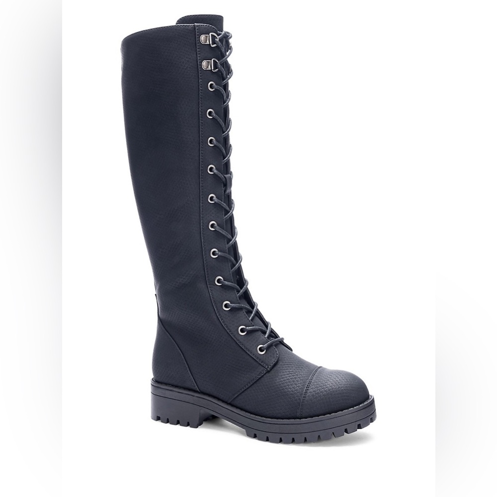 Dirty Laundry Black Lace Up Boots